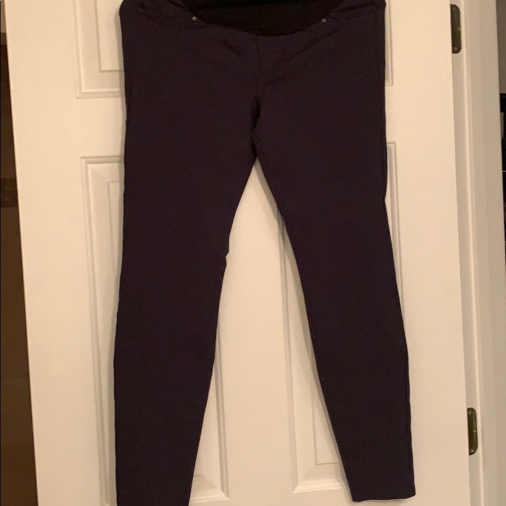 Maternity dark gray pants